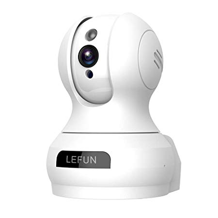 Lefun Wireless IP Security Camera Indoor Camera with Motion Detection Night Vision 2-Way Audio Pan/Tilt/Zoom Supports 2.4G Wi-Fi for Home Surveillance Baby/Elder/Pet Monitor