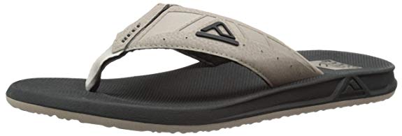 Reef Mens Sandals Phantom | Athletic Flip Flops For Men With Contoured Footbed | Waterproof