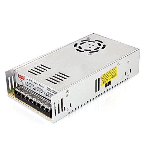 EPBOWPT 12V 30A Universal Regulated Switching Power Supply Driver for LED Strip Light CCTV Radio Computer Project