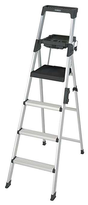 Cosco 20-61AABL Signature Series Premium Aluminum Type T1A Step Ladder, 6-Foot