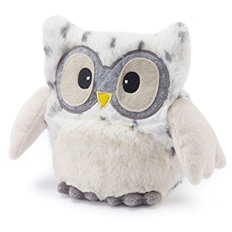 Intelex Warmies Hooty Fully Microwavable Cozy Plush - Snowy