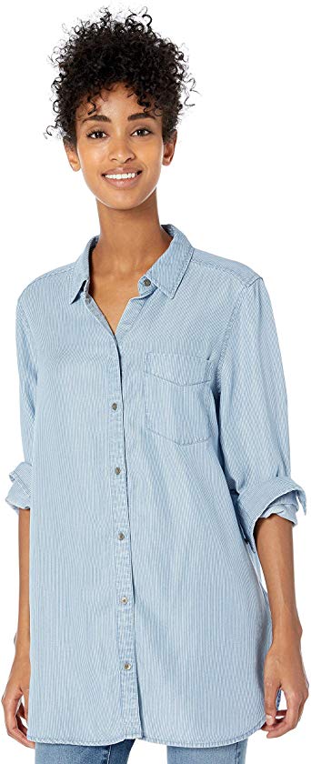 Amazon Brand - Goodthreads Women's Tencel Boyfriend Tunic