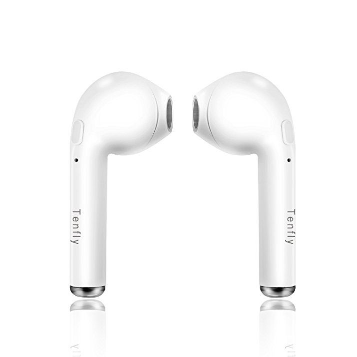 Bluetooth Earbuds,tenfly Wireless Headphones Headsets Stereo In-Ear Earpieces Earphones With Noise Canceling Microphone for iPhone X 8 8plus 7 7plus 6S Samsung Galaxy S7 S8 IOS Android Smart Phones