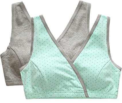 CAKYE Women's Nursing Tank Sleep Bra For Nursing And Maternity