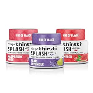 Ninja Thirsti SPLASH BOTANICALS Lala Kent's Variety Pack Flavored Water Drops (Unsweetened), WCFV7