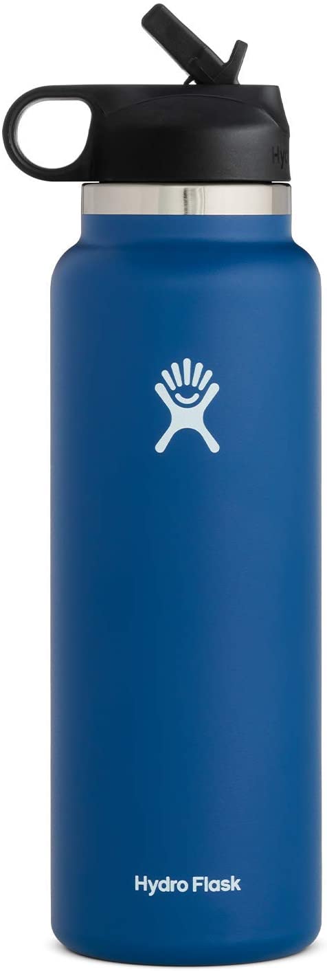 Hydro Flask Wide Mouth 2.0 Water Bottle, Straw Lid - Multiple Sizes & Colors