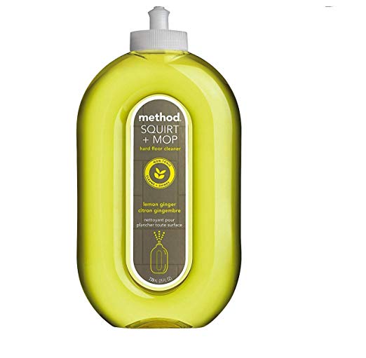 Method Squirt & Mop Hard Floor Cleaner with Surface Safe, Non-Toxic & Plant-Based, Lemon Ginger Scent - 25 Fl Oz