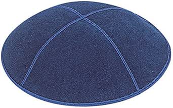 Zion Judaica Genuine Suede Kippot Bulk Packs or Single Pieces Clips Included