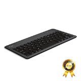 GGMM B-typer Lifetime Warranty Wireless Bluetooth Keyboard Ultra-slim and Compact Aluminum Keyboard for iOS OSX Windows Android 30 and above iPad iPhone Samsung Galaxy Tab Google Nexus With Built-in Rechargeable Lithium Battery GunmetalBlack