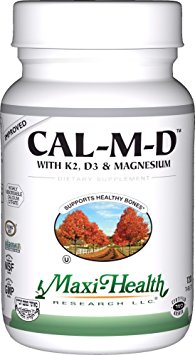 Maxi Health Cal-M-D - Calcium Citrate - with Vitamins K2, D3 and Magnesium , 120 Tablets , Kosher