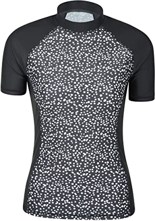 Mountain Warehouse Womens UV Rash Guard - Short Sleeves Rash Top