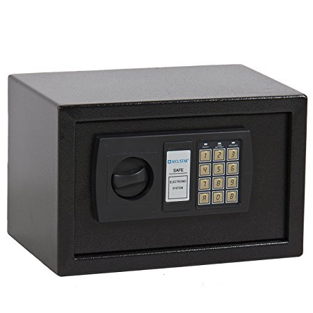 Best Choice Products SKY163 0.3CF Electronic Digital Lock Keypad Safe Box Home Security Gun Cash Jewel Black