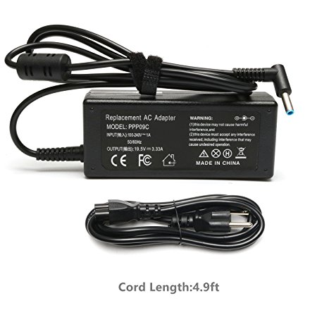 SKstyle 65W 19.5V 3.33A Laptop AC Adapter Battery Charger For HP ProBook 430 G3, 440 G3, 450 G3, 455 G3, 470 G3,640 G2,650 G2 Notebook Power Supply Cord(Blue Connector)--12 months warranty