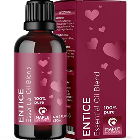 Love Potion Romance Essential Oils - Sensual Essential Oil Blend with Lavender Oil and Ylang Ylang Essential Oil - Romantic Pure Essential Oils Aphrodisiac Sensual Oil Blend Love Oil Couples Gift