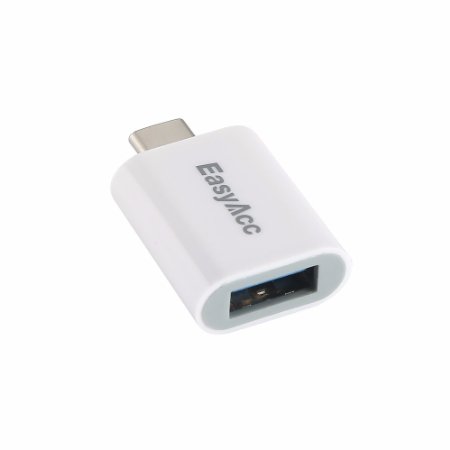 EasyAcc USB-C to USB-A OTG Adapter, Works with the new MacBook, ChromeBook Pixel, Nexus 5X, Nexus 6P, Nokia N1 Tablet and More