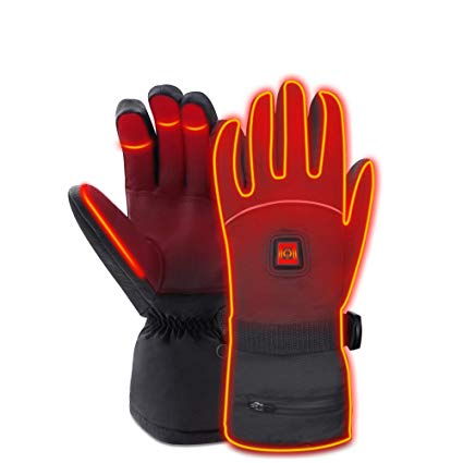 Men Women Battery Heated Gloves,Rechargeable Electric Touchscreen Gloves Arthritis Hand Warmers