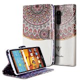 LG G Stylo CaseLG G4 Stylus LS770 Case NageBee - Wallet Flip Case Pouch Cover Fold Stand case Premium Leather Wallet Flip Case with free Microfiber Cleaning Cloth for LG G Stylo  LG G4 Stylus LS770 G4 Note Wallet Design Royal Totem