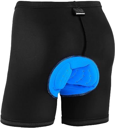 Ohuhu Cycling Shorts, Padded Cycling Shorts Mens Cycling Underwear Undershorts with 4D Padded Gel Breathable and Anti-Slip Breathable