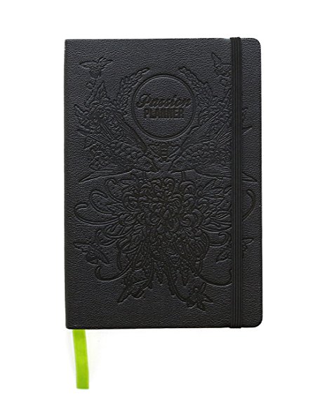 Passion Planner 2017 - Compact Size (A5 - 5.5"x8.5") (Birds & Bees Black)