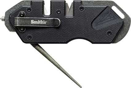 Smith's 50979 Pocket Pal Knife Sharpener-PP1-Tactical Black