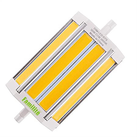 30W COB R7S Familite Dimmable J118 LED Bulb 110V 118mm Warm White 200-250W Halogen Bulb Double Ended J Type Replacement
