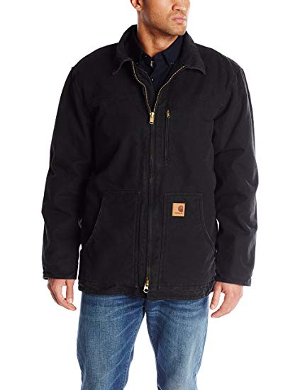 Carhartt Men's Ridge Coat Sherpa Lined Sandstone C61