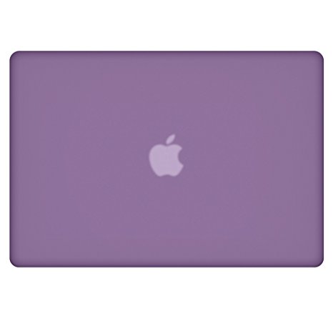 Macbook-Pro-13-Case, RiverPanda Matte Rubberized Hard Snap-On Case Cover for Apple MacBook Pro 13" with Keyboard Skin Fits Model A1278 - Purple