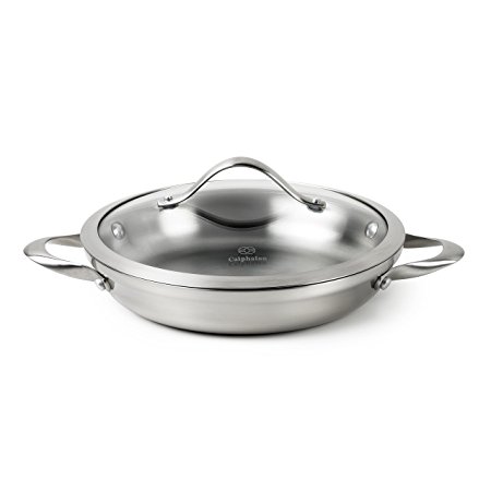 Calphalon Contemporary Stainless Special-Value 10-Inch Everyday Pan with Glass Lid