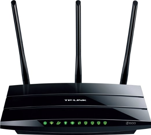 TP-LINK TD-W8980 N600 Wireless Dual Band Gigabit ADSL2 Modem Router 24GHz 300Mbps5Ghz 300Mbps 2 USB Ports for File Sharing IPv6 Compatible