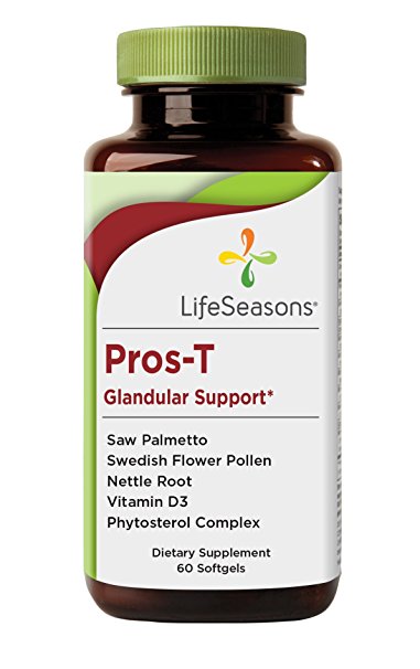 LifeSeasons Pros-T Herbal Male Glandular Support, 60 Softgels