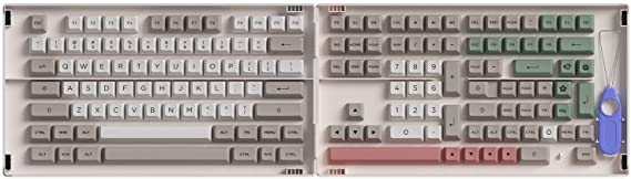 Akko 9009 Retro 178-Key ASA Profile Double-Shot PBT Keycap Set for Mechanical Keyboards with Collection Box