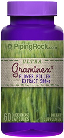 Ultra Graminex Flower Pollen Ext 500 mg 60 Capsules