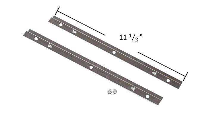 Weber 88203 11-1/2" Catch Pan Rails with 2 Hex Screws for Genesis Silver B/C w/ 3 holes