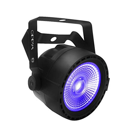 OPPSK Par Lights, 30W COB UV LED Black Lights with IR Remote and DMX Control for Neon Glow Stage Lighting
