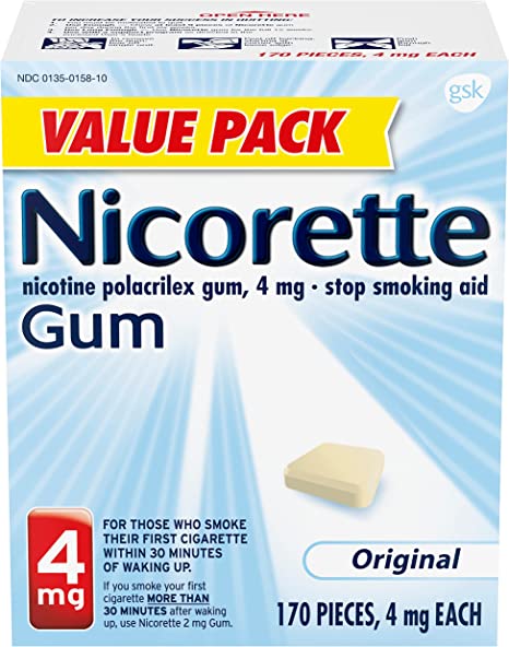 Nicorette Gum, 170 Count (Pack of 1)