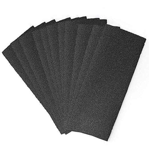 80 Grit Dry Wet Sandpaper Sheets by LotFancy, for Metal Automotive Wood Sanding, Polishing, Finishing, 9 x 3.6", Silicon Carbide, Pack of 45