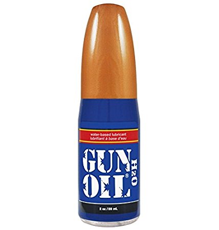 Gun Oil H2O Water Based Based Personal Sex Personal Lube Lubricant Ultra-concentrated and Water-resistant   FREE Lubricant : Net Wt. 2 Oz or 59 Ml