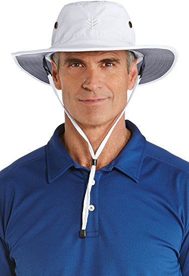 Coolibar UPF 50  Men's Shapeable Wide Brim Hat - Sun Protective