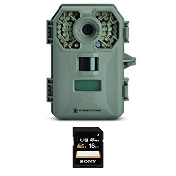 Stealth Cam G42 TRIAD Technology Equipped Digital Trail Game Camera 8MP with 16GB Memory Card