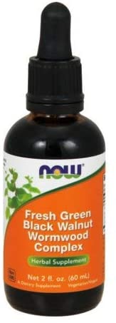 NOW Foods - Green Black Walnut Wormwood Complex (60mL) - 2 oz.