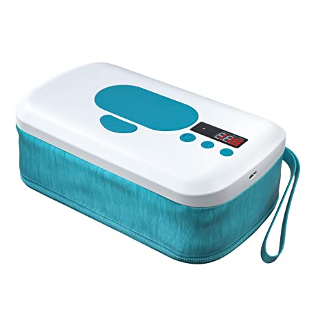 Portable Wipe Warmer with 10000 mAh Battery Powered,2 Modes, Smart Temperature Control, LED Display,Perfect for Baby Diaper Change,Travel,Car,On The Go