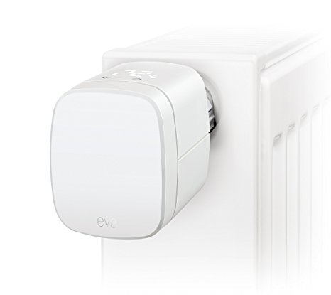 Elgato Eve Thermo (2017) - Thermostatic Radiator Valve with Apple HomeKit technology, LED temperature display, integrated touch controls, automated TRV temperature control, no bridge necessary