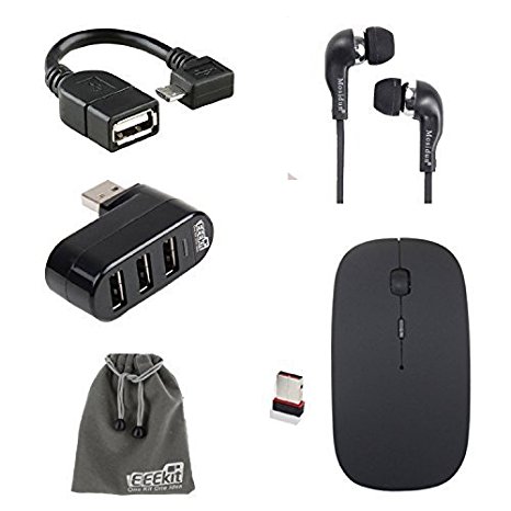 EEEKit 5in1 Office Kit for Samsung Galaxy Tab A 9.7/E-FUN Nextbook 10.1 Inch/Nextbook 8 Windows 8.1,OTG Cable, USB Hub,Wireless Mouse and Earphone