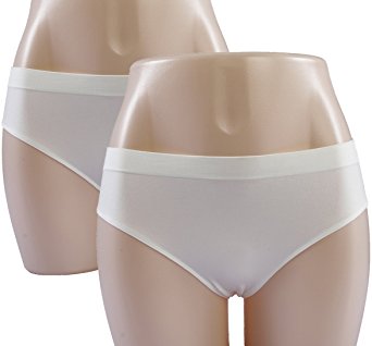 MISSALOE Women's Low-Rise Seamless Hipster Panties Soft Bikini Panties