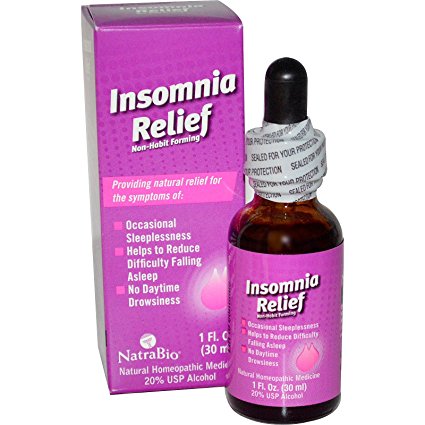 NatraBio, Insomnia Relief, 1 fl oz (30 ml) - 2pc