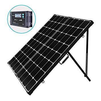 Renogy 200 Watt Eclipse Monocrystalline Portable Solar Suitcase with Voyager Waterproof Charge Controller