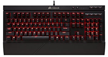 Corsair Gaming K68 Mechanical Keyboard, Backlit LED, Cherry MX Red, Dust and Spill Resistant