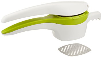 RSVP Potato Ricer and Baby Food Strainer - White/Green