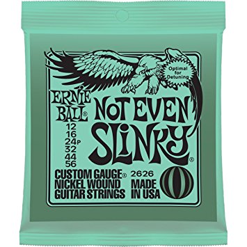 Ernie Ball Not Even Slinky Nickel Wound Set, .012 - .056