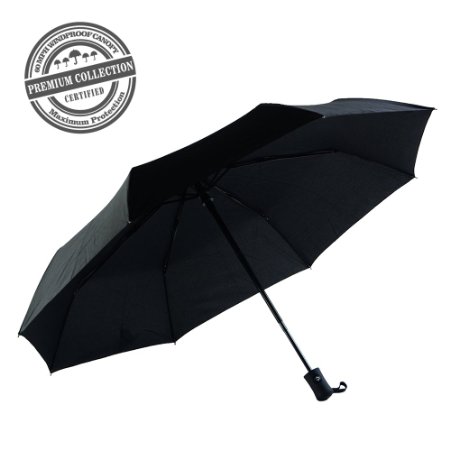 Ecourban® 60 MPH Windproof Auto open and close Umbrella, 190T Fiber With 8 Colors Available